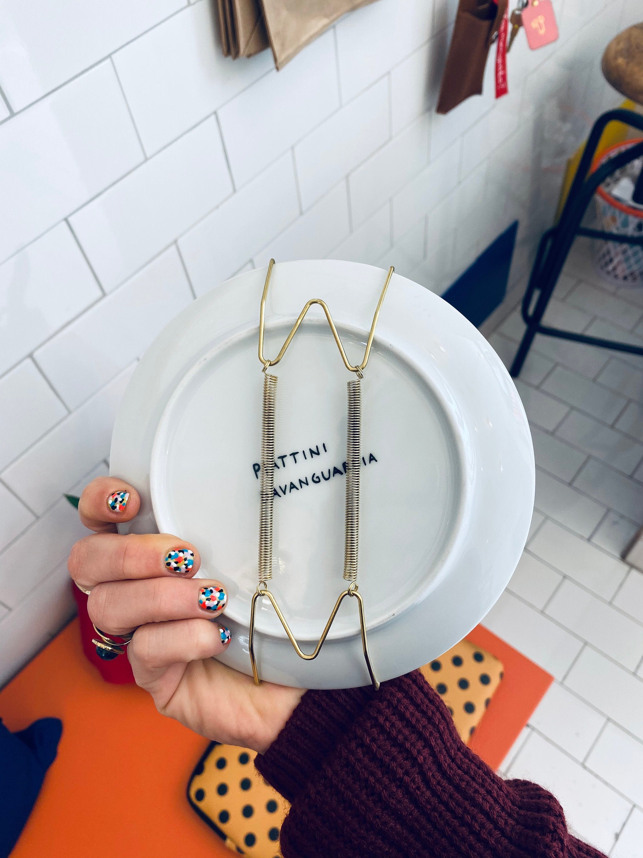 Gancio Per Appendere Piatti - Taglia 33-41 Cm, Ideale Per Cucina - Foto 7