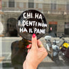 Piattino pane_ Chi ha i denti non ha il pane