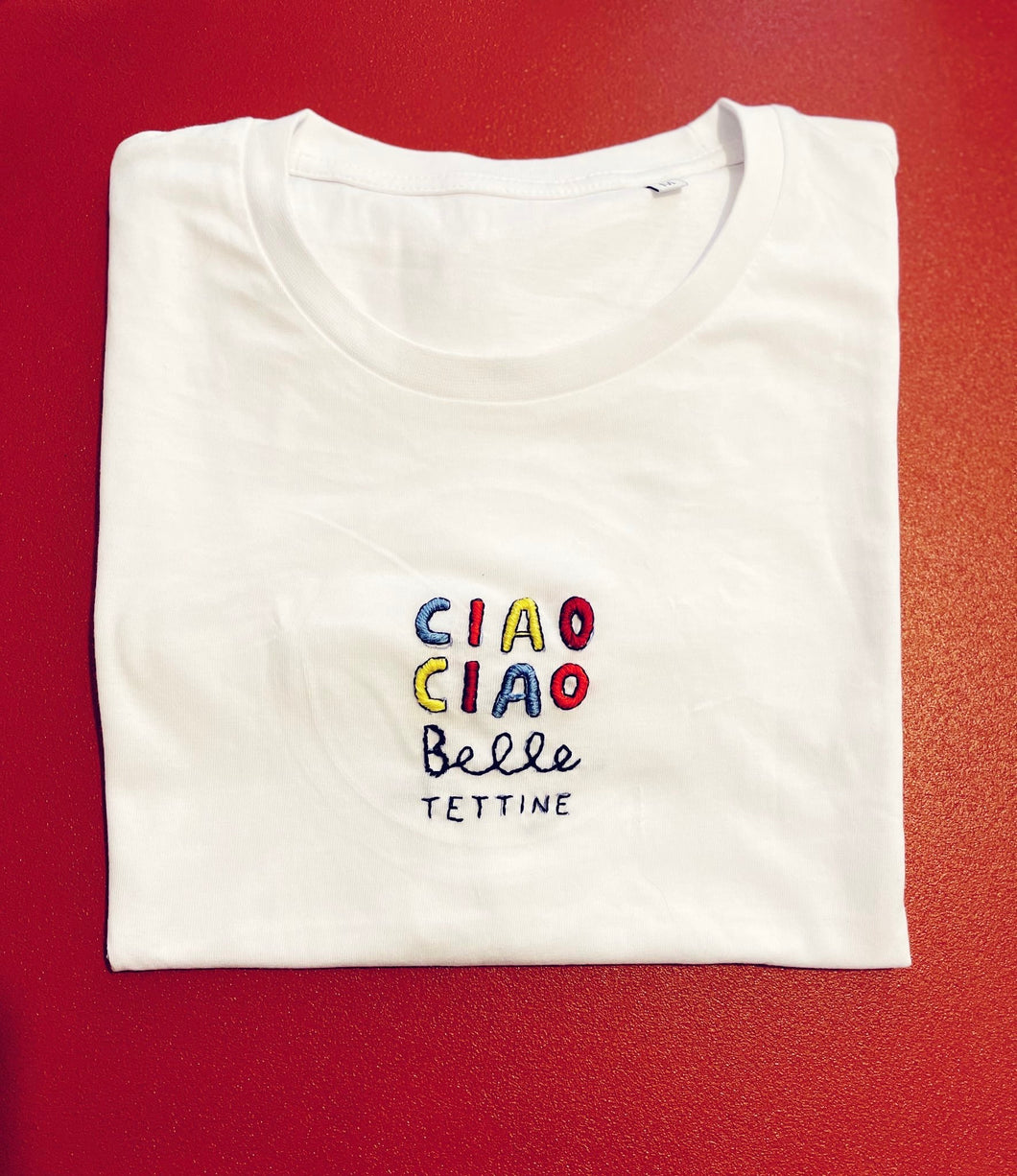 Ciao ciao belle tettine 👋🏻 _ la t-shirt